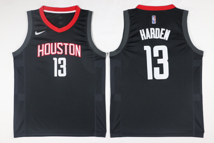 Men Houston Rockets #13 Harden black Nike NBA Jerseys->houston rockets->NBA Jersey